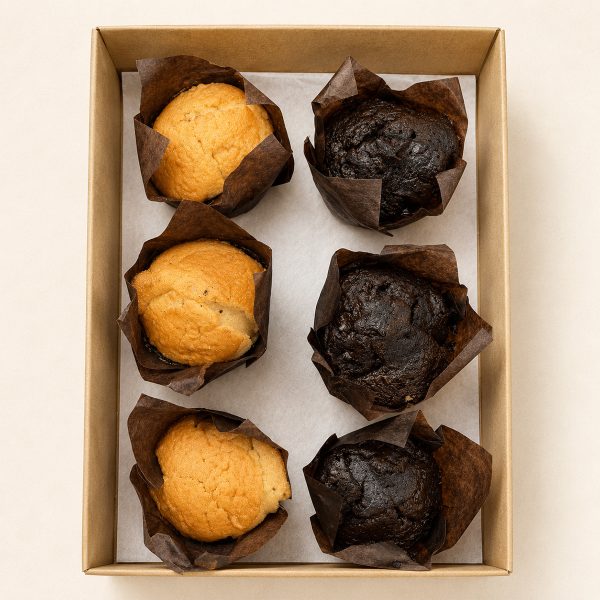 Chocolate and Vanilla Muffins
